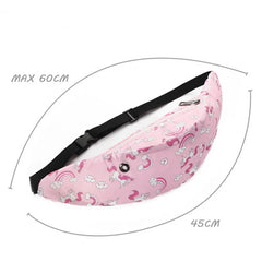 Colorful Waist Bag Women Fanny Pack Girls Bum Bag Travel Cartoon Belt's Bag