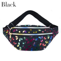 Colorful Waist Bag Women Fanny Pack Girls Bum Bag Travel Kids
