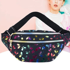 Colorful Women Fanny Pack Kids Bum Bag Travel Mobile Phone Pouch Purse