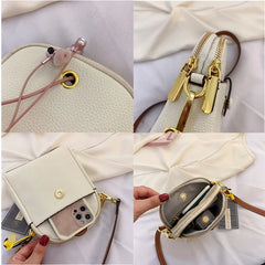Mini Messenger Bag Women's Cow Leather Phone Purse