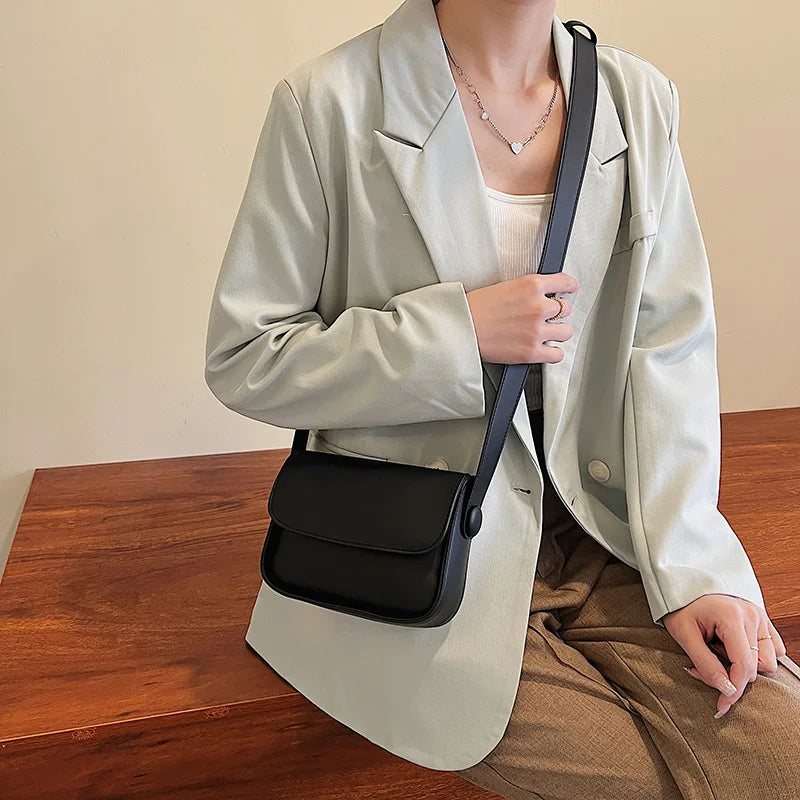 Retro Casual Women's Tote Shoulder Bag PU Leather Handbag