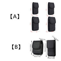 Retro Men Phone Pouch Classic Belt Bag Hanging Waist Storage Belt Clip Pouch