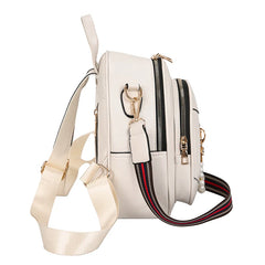 Retro Women's Small Backpack Multifunctional Large Capacity Shoulder Bag