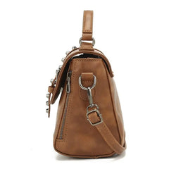 Vintage Oil Leather Handbag Women Bag Crossbody KL600