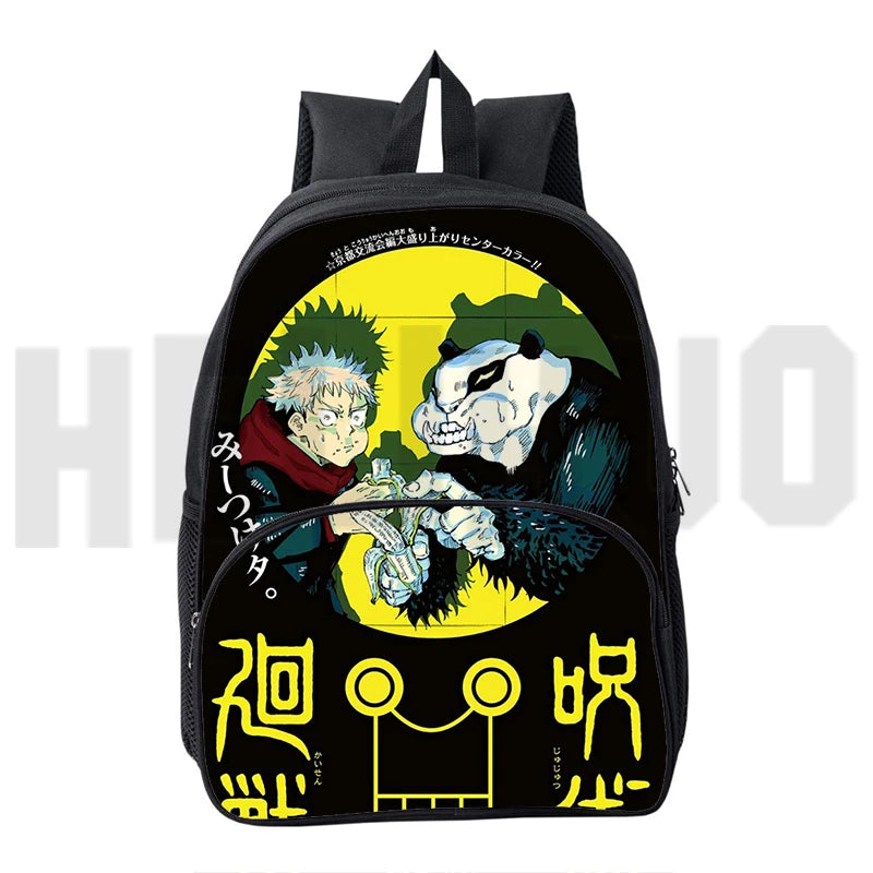 Jujutsu Kaisen 3D Backpack Kids School Bags Anime Canvas Women 16Inch