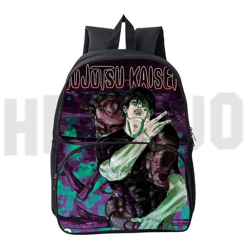 Jujutsu Kaisen 3D Backpack Kids School Bags Anime Canvas Women 16Inch