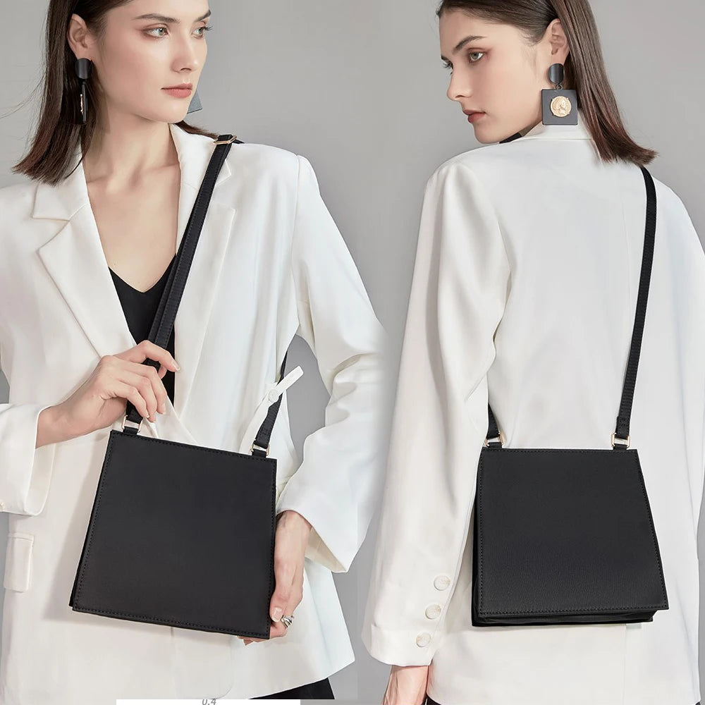 Square Letter Pattern Commuter Bag Woman Shoulder Evening Handbag