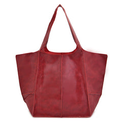 Large-capacity Women's Shoulder Bag Soft Leather Tote