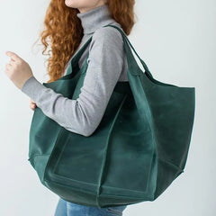 Large-capacity Women's Shoulder Bag Soft Leather Tote