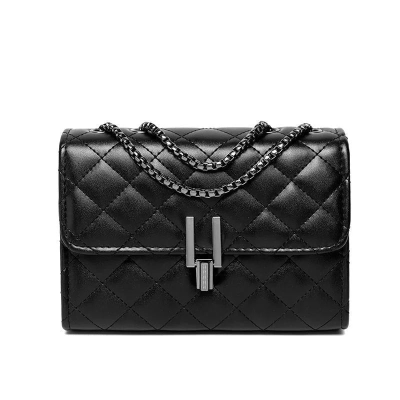Female Shoulder Bag Chain Messenger Bag Student Leather Handbag