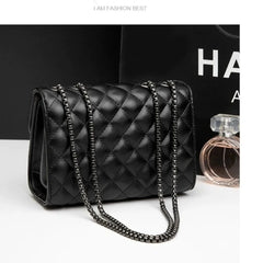 Female Shoulder Bag Chain Messenger Bag Student Leather Handbag
