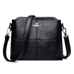 Small Leather Purses Handbag Shoulder Bag Women Letter Sac A Main Femme