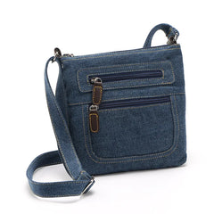 Denim Tote Shoulder Bag Ladies Big Purses Crossbody Women Messenger Bag