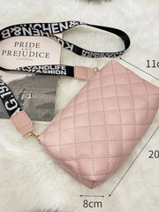 Small Messenger Bag for Women Lingge Embroidery Camera Female
