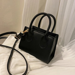 Solid PU Leather Crossbody Bags For Women Chain Female Shoulder Handbags