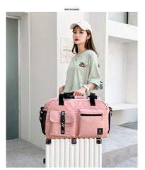 Large Capacity Foldable Gym Travel Bag for Women