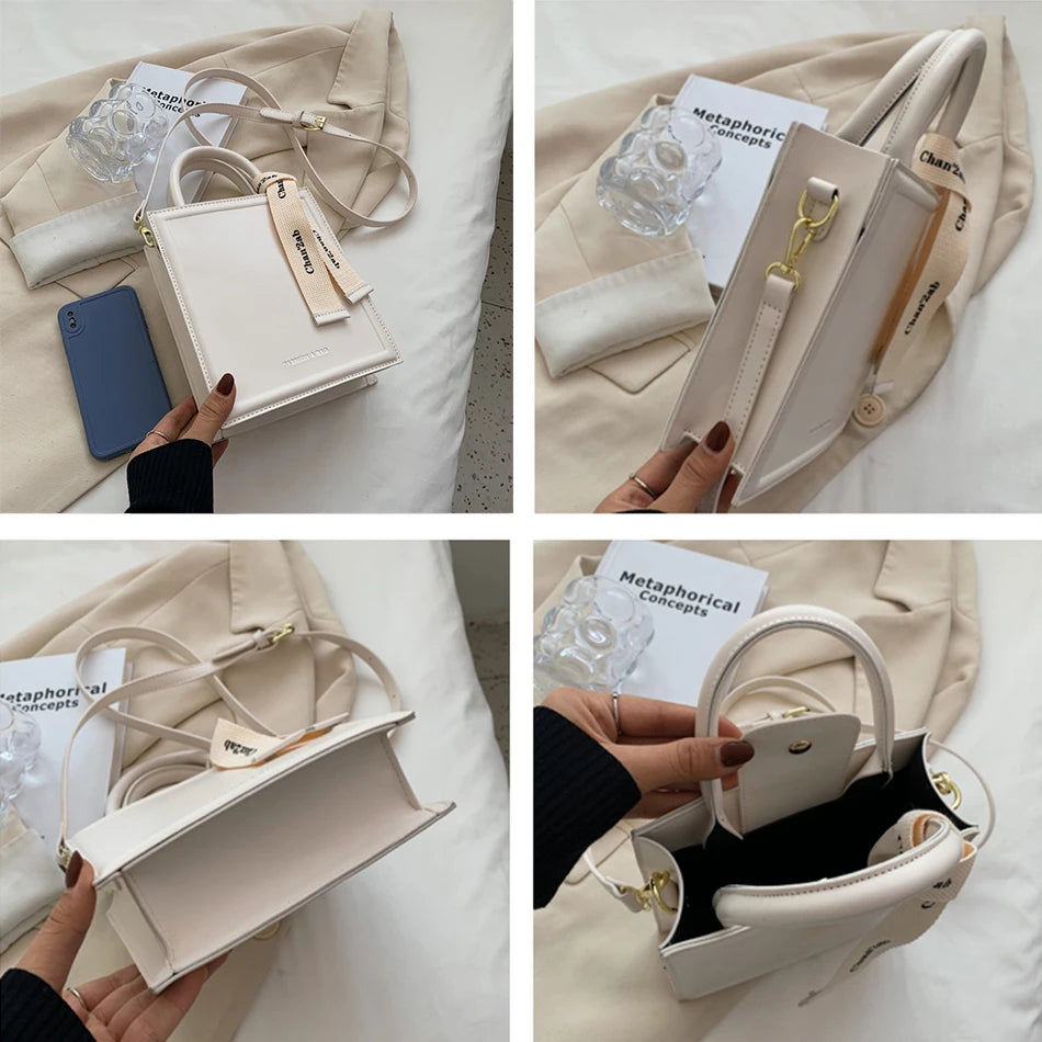 Women's Candy PU Leather Shoulder Bag - Spring & Summer Tote Bag