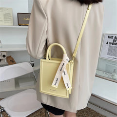 Women's Candy PU Leather Shoulder Bag - Spring & Summer Tote Bag