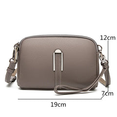 Spring Cross Shoulder Bag Small Real Cow Leather Women Messenger Bag