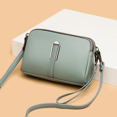 Spring Cross Shoulder Bag Small Real Cow Leather Women Messenger Bag