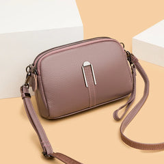 Spring Cross Shoulder Bag Small Real Cow Leather Women Messenger Bag