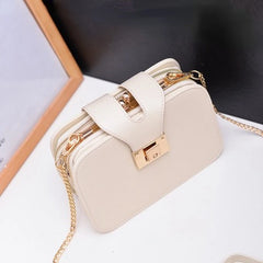 Spring Shoulder Bag Chain Strap Flap Handbag Clutch Bag