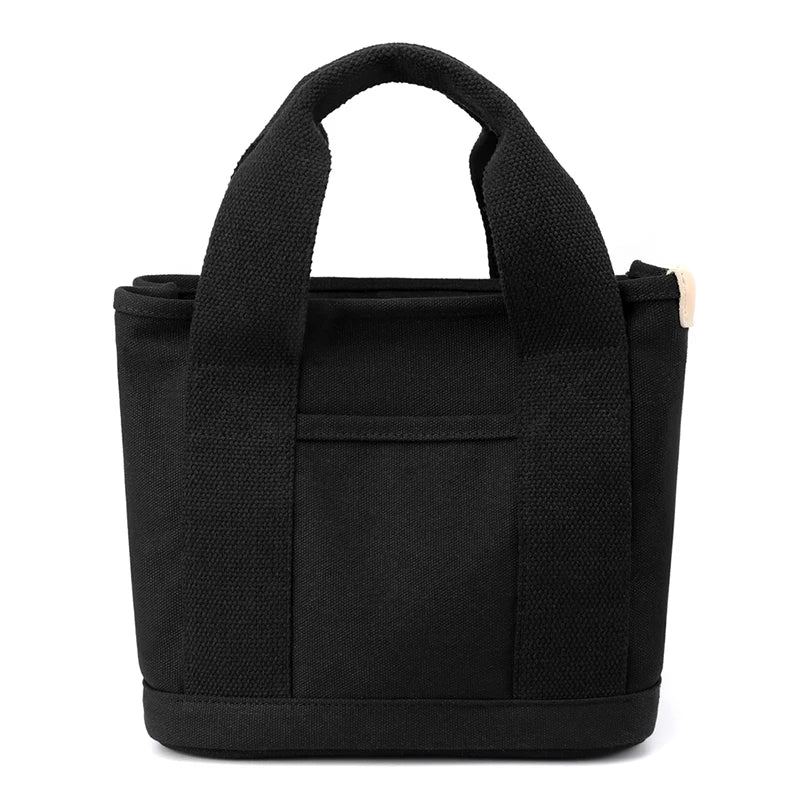 Spring Small Canvas Women Shoulder Bag Travel Outside Shopping Bag