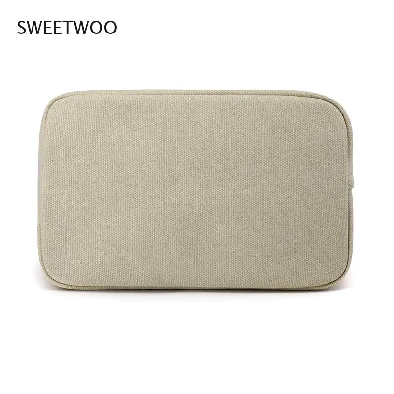 Spring Small Canvas Women Shoulder Bag Travel Outside Shopping Bag
