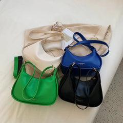 Spring Soft PU Leather Shoulder Crossbody Sling Bag for Women