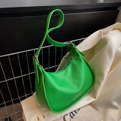 Spring Soft PU Leather Shoulder Crossbody Sling Bag for Women
