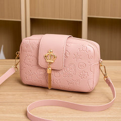 Spring Summer Mini Women's Cross-body Mobile Phone Shoulder Bag Woven Tassel