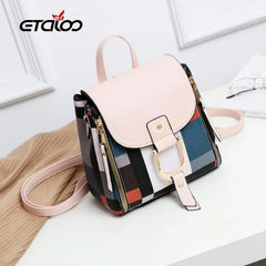 Spring Women's Chain Strap Shoulder Bag Flap Handbags Clutch Bag Metal Buckle