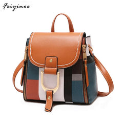 Spring Women's Chain Strap Shoulder Bag Flap Handbags Clutch Bag Metal Buckle