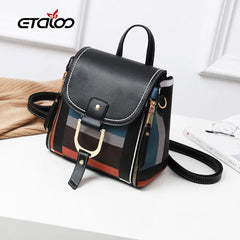 Spring Women's Chain Strap Shoulder Bag Flap Handbags Clutch Bag Metal Buckle