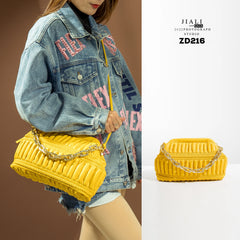 Spring Crescent Bags Chain Shoulder Messenger Saddle Bag