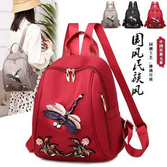 Summer Casual Oxford Women's Backpack High School Bag