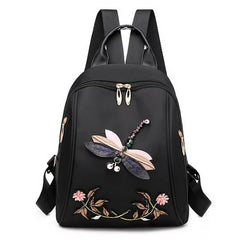 Summer Casual Oxford Women's Backpack Student School Bag