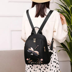 Summer Casual Oxford Women's Backpack Student School Bag
