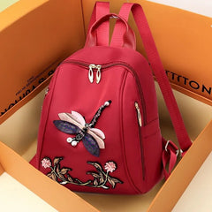 Summer Casual Oxford Women's Backpack Student School Bag