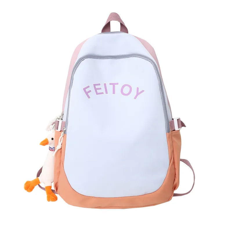 Summer Casual Oxford Women's High Student Girls School Bag Lady Travel Backpack