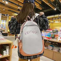 Summer Casual Oxford Women's High Student Girls School Bag Lady Travel Backpack