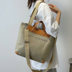 Summer Casual Women Handbags Large Capacity Letters Ladies Tote Bag