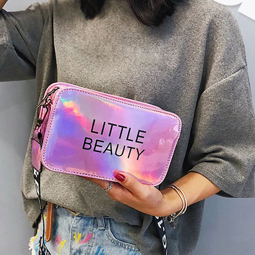 Summer Personality Laser Shoulder Bag for Women Crossbody Bolsa #AF1