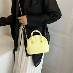Summer Women's Small PU Leather Totes Bag Solid Shoulder Crossbody Bags