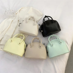 Summer Women's Small PU Leather Totes Bag Solid Shoulder Crossbody Bags