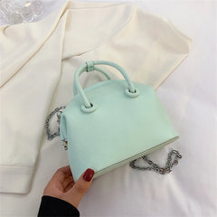 Summer Women's Small PU Leather Totes Bag Solid Shoulder Crossbody Bags