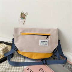 Summer Canvas Crossbody Bag Shoulder Bag for Women
