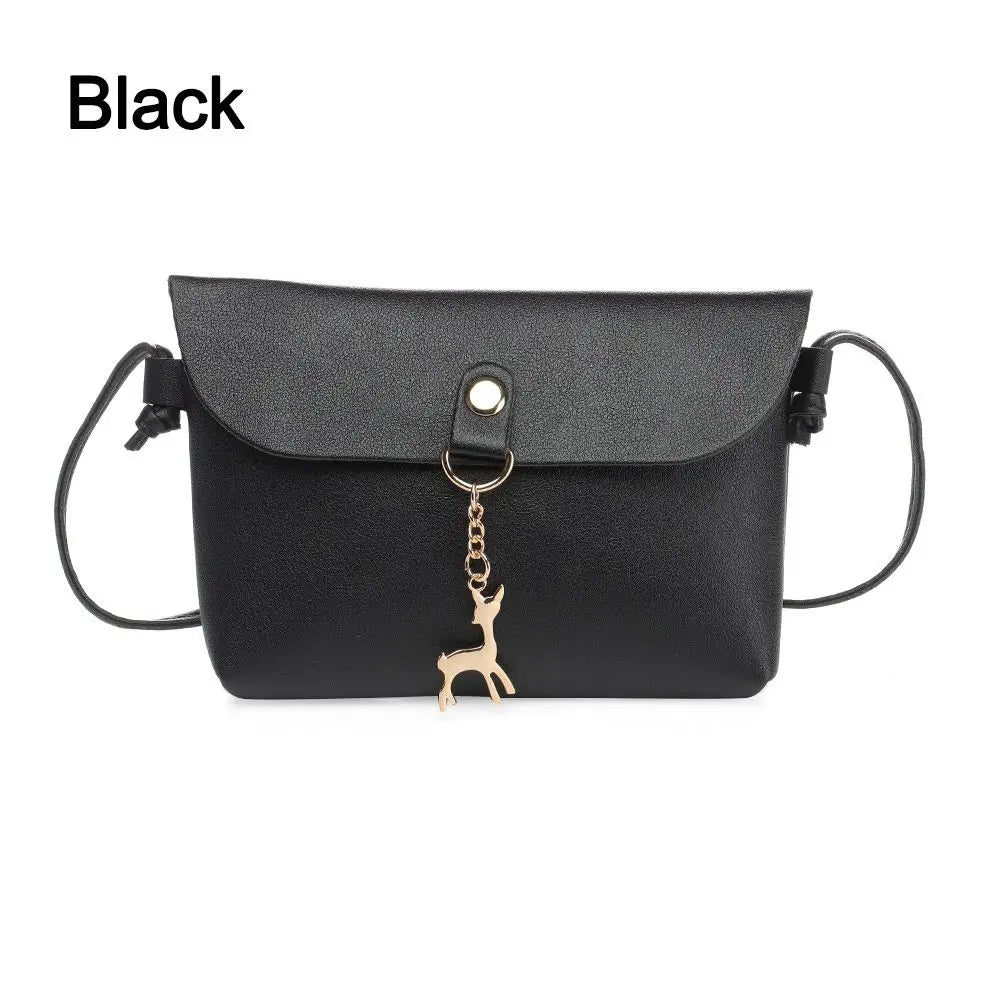 Summer Mini Square Bag For Girl Tassel Deer Women Crossbody Bags
