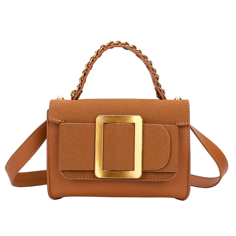 Retro Shoulder Bag Small Square Bag Ladies Portable Messenger Bag