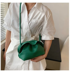 Summer Women's Ruffled Cloud Backpack Messenger Bag